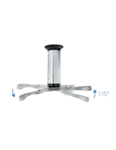 SOPORTE UNIVERSAL DE TECHO GIRATORIO 360º PARA PROYECTOR PLATA